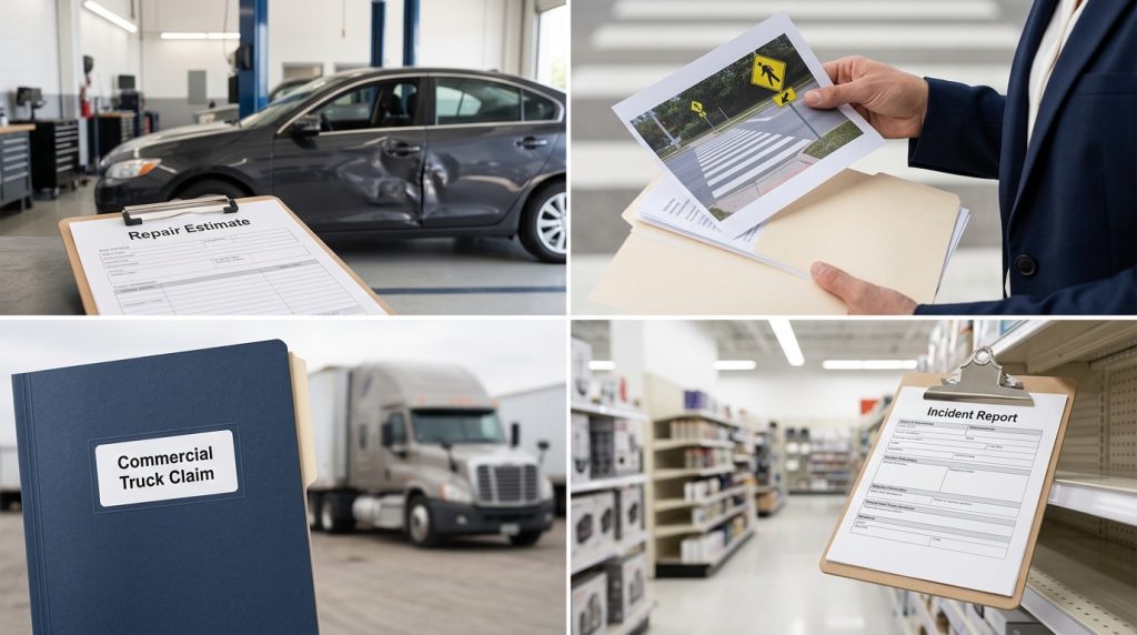 Fort Worth accident recovery scenarios for vehicle pedestrian truck and property injuries